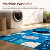 Cozy Underwater Alphabetic Illustration(Blue)