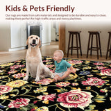 Sophisticated Black and Pink Blossom(Black)