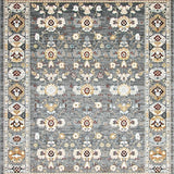 Ultra Soft Area Rug, Non Slip, Stain Resistant, Washable Area Rugs for Living Room, Bedroom, Elegant Warm Toned Trellis Style(Gray)