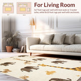 Playful Safari Inspired Visual Elements(Beige)