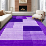 Ultra Soft Area Rug, Non Slip, Stain Resistant, Washable Area Rugs for Living Room, Bedroom, Contemporary Soft Shag Aesthetic(Purple)