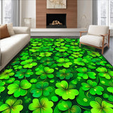 Rustic Earthy Shamrock Motif(Green)