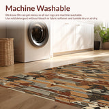 Ultra Soft Area Rug, Non Slip, Stain Resistant, Washable Area Rugs for Living Room, Bedroom, Nature-Inspired Non-Slip Bedroom Wildlife Carpet(Beige)