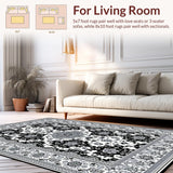 Stylish Abstract Symmetrical Motif(Black)