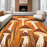 Ultra Soft Area Rug, Non Slip, Stain Resistant, Washable Area Rugs for Living Room, Bedroom, Youthful Cheerful Bath Mat(Brown)