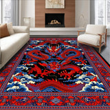 Dynamic Dragon Contrast Artwork(Red)