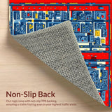 Vibrant Cityscape Adventure Design(Blue)