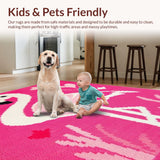 Lively Cartoon Flamingo Illustration(Pink)