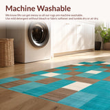 Elegant Earthy Geometric Tones(Blue)