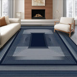 Contemporary Geometric Navy Elegance(Blue)