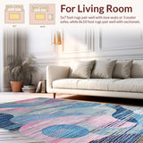 Bold Dynamic Multi Hued Composition(Blue)