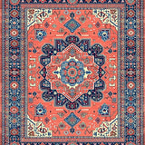 Cozy Vintage Ogee Design Vibe(Red)