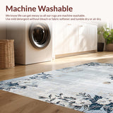 Ultra Soft Area Rug, Non Slip, Stain Resistant, Washable Area Rugs for Living Room, Bedroom, Rustic Textured Diamond Arrangement(Gray)