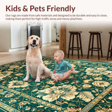 Chic Ogee Patterned Visual Appeal(Green)