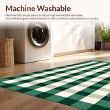 Charming Vintage Checked Aesthetic(Green)