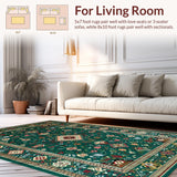 Vintage Ethnic Ornate Medallion(Green)