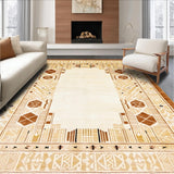 Ultra Soft Area Rug, Non Slip, Stain Resistant, Washable Area Rugs for Living Room, Bedroom, Modern Earthy Animal Aesthetic(Beige)