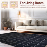 Sophisticated Linear Tiled Aesthetic(Black)