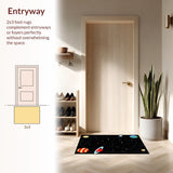 Playful Planetary Landscape Visuals(Black)