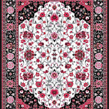 Vibrant Abstract Floral Elements(Black)