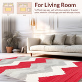 Charming Red Geometric Theme(Red)