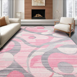 Vibrant Modern Abstract Flow(Pink)