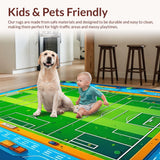 Vivid Child Friendly Cityscape Design(Green)