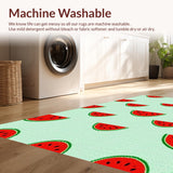 Ultra Soft Area Rug, Non Slip, Stain Resistant, Washable Area Rugs for Living Room, Bedroom, Artistic Juicy Fruit Appeal(Red)