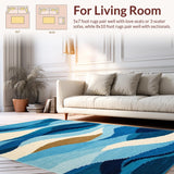 Lively Coastal Splash Visual(Blue)