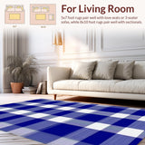 Elegant Coastal Checkered Aesthetic(Blue)