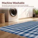 Trendy Rustic Plaid Home Decor Accent(Blue)