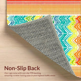 Colorful Retro Geometric Arrangement(Yellow)