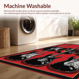 Bold Black and Red Contrast(Red)