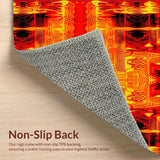 Dynamic Geometric Lava Illusion(Red)