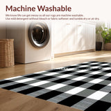Contemporary Monochrome Patterned Mat(Black)