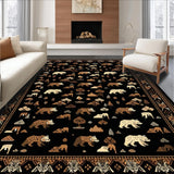 Adventurous Cozy Forest Motif(Black)