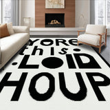 Distinctive Bold Lettering Style(Black)