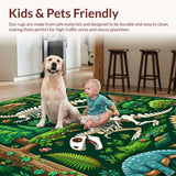 Vibrant Colorful Jurassic Theme(Green)