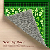 Artistic Plaid and Clover Blend(Green)