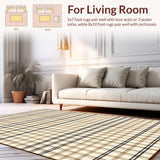 Contemporary Earthy Checkered Aesthetic(Beige)