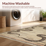 Chic Minimalist Serpent Design(Beige)