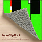 Brightly Colored Urban Journey Mat(Green)