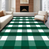 Fresh Green and White Grids(Green)