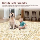 Beige with Modern Curved Lines(Beige)