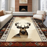 Modern Rustic Deer Inspired Artistry(Beige)