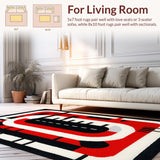 Energetic Red and Black Motif(Red)