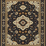 Classic Floral Tapestry Inspired(Black)