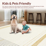 Refined Non Shedding Geometric Chic(Beige)