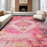 Chic Modern Multicolor Patchwork(Pink)
