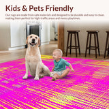 Colorful Shaggy Gradient Delight(Pink)